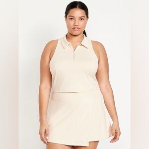 NWT Old Navy PowerSoft crop polo tank XL tall